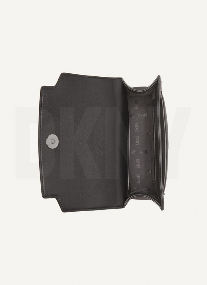 Black / Grey Women's DKNY Millie Crossbody Bags | Australia-D0443