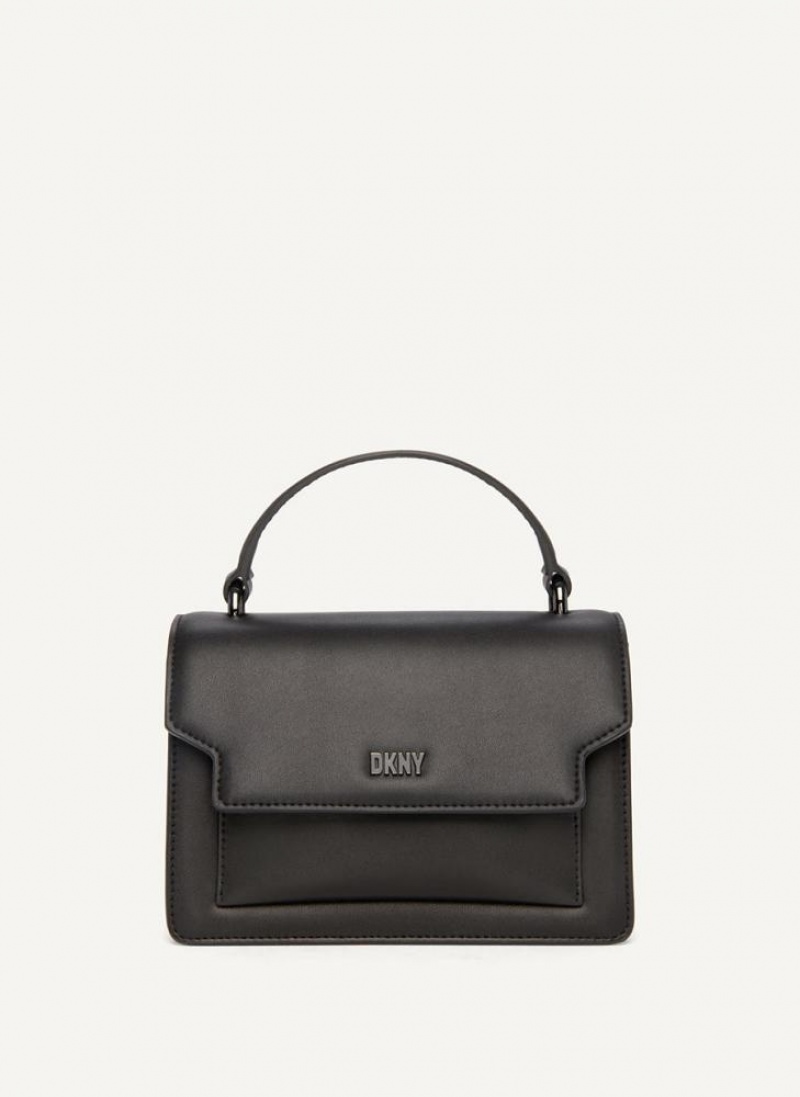 Black / Grey Women\'s DKNY Millie Crossbody Bags | Australia-D0443