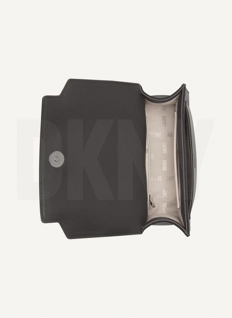 Black / Grey Women's DKNY Millie Shoulder Bags | Australia-D0749