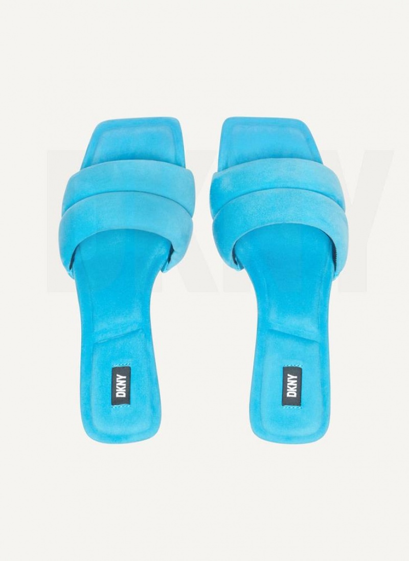 Blue Women's DKNY Kaia Heels | Australia-D1292