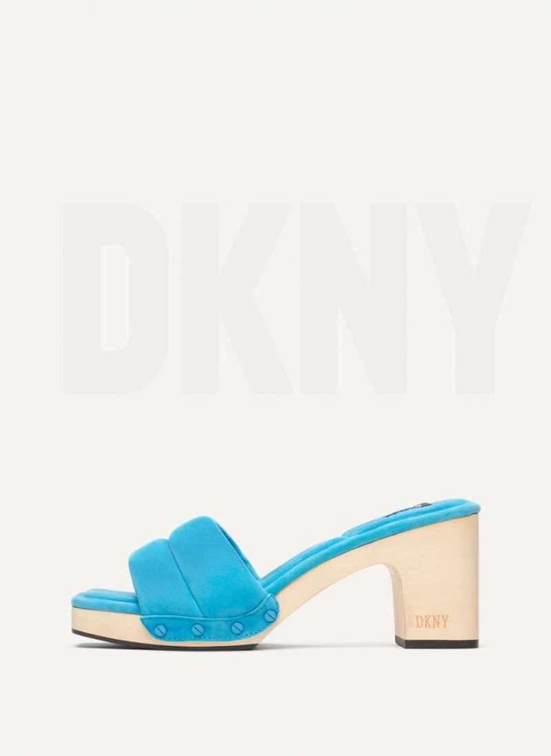 Blue Women\'s DKNY Kaia Heels | Australia-D1292