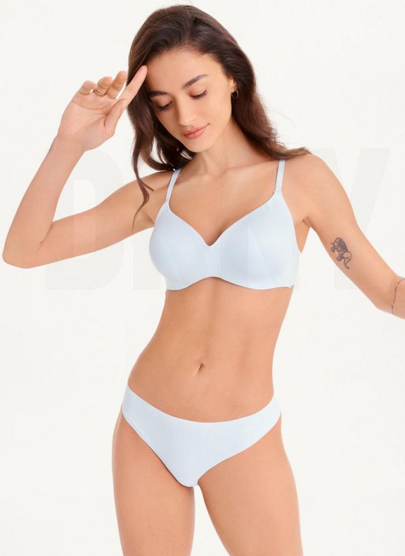Blue Women's DKNY Litewear Wirefree Bras | Australia-D1341