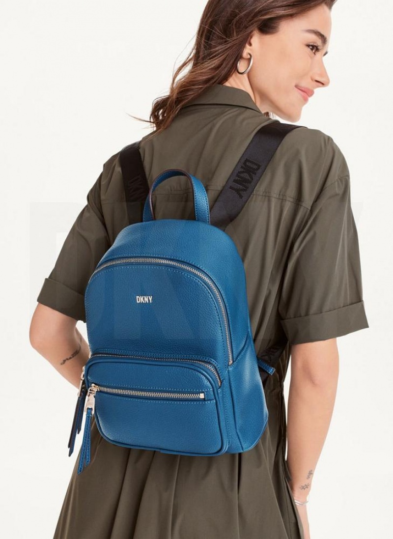Blue Women's DKNY Maxine Backpacks | Australia-D0683