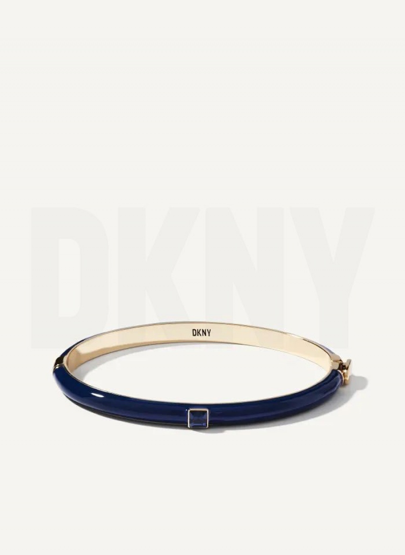 Blue Women\'s DKNY Square Stone Bangle | Australia-D1854