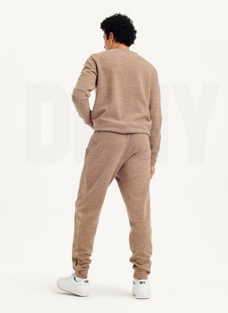 Brown Men's DKNY Lounge Pants | Australia-D0872