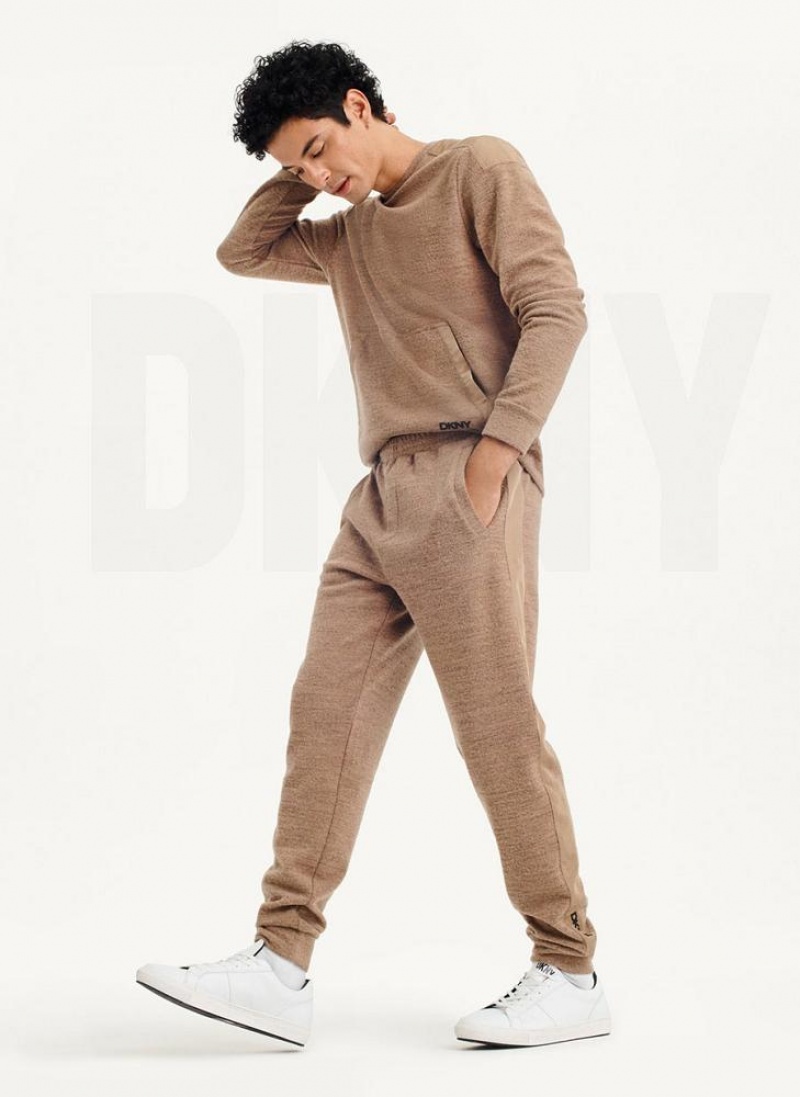 Brown Men's DKNY Lounge Pants | Australia-D0872