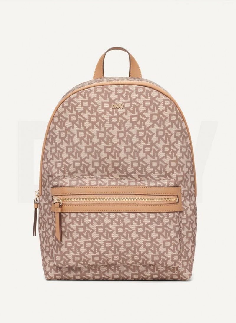 Brown Women\'s DKNY Casey Backpacks | Australia-D0396