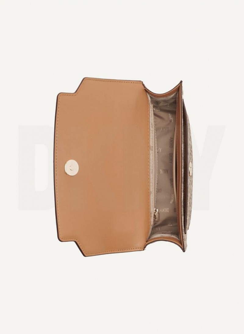 Brown Women's DKNY Millie Shoulder Bags | Australia-D1727