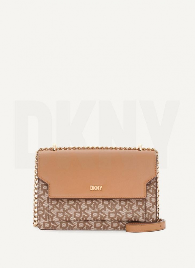 Brown Women\'s DKNY Millie Shoulder Bags | Australia-D1727