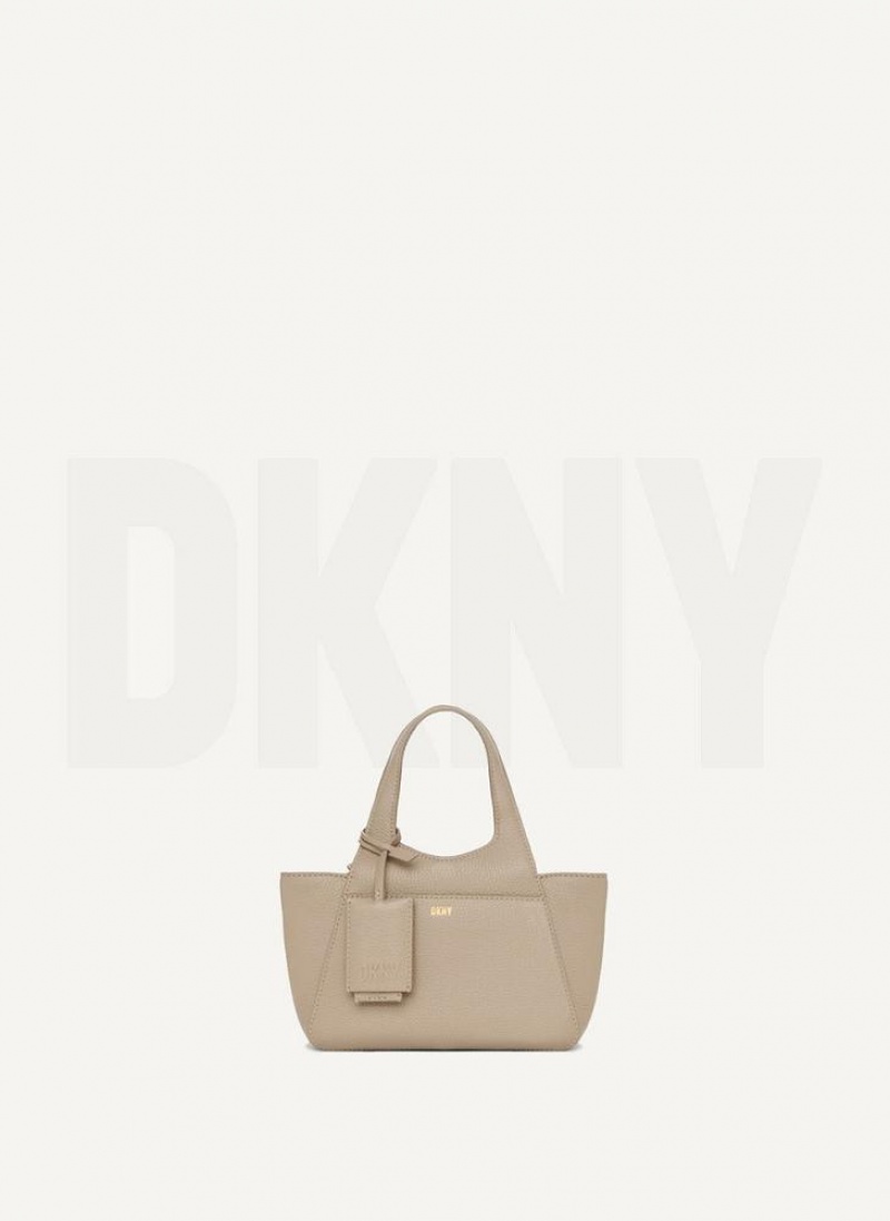 Brown Women's DKNY The Mini Effortless Tote Crossbody Bags | Australia-D0158