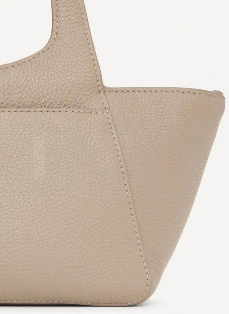Brown Women's DKNY The Mini Effortless Tote Crossbody Bags | Australia-D0158