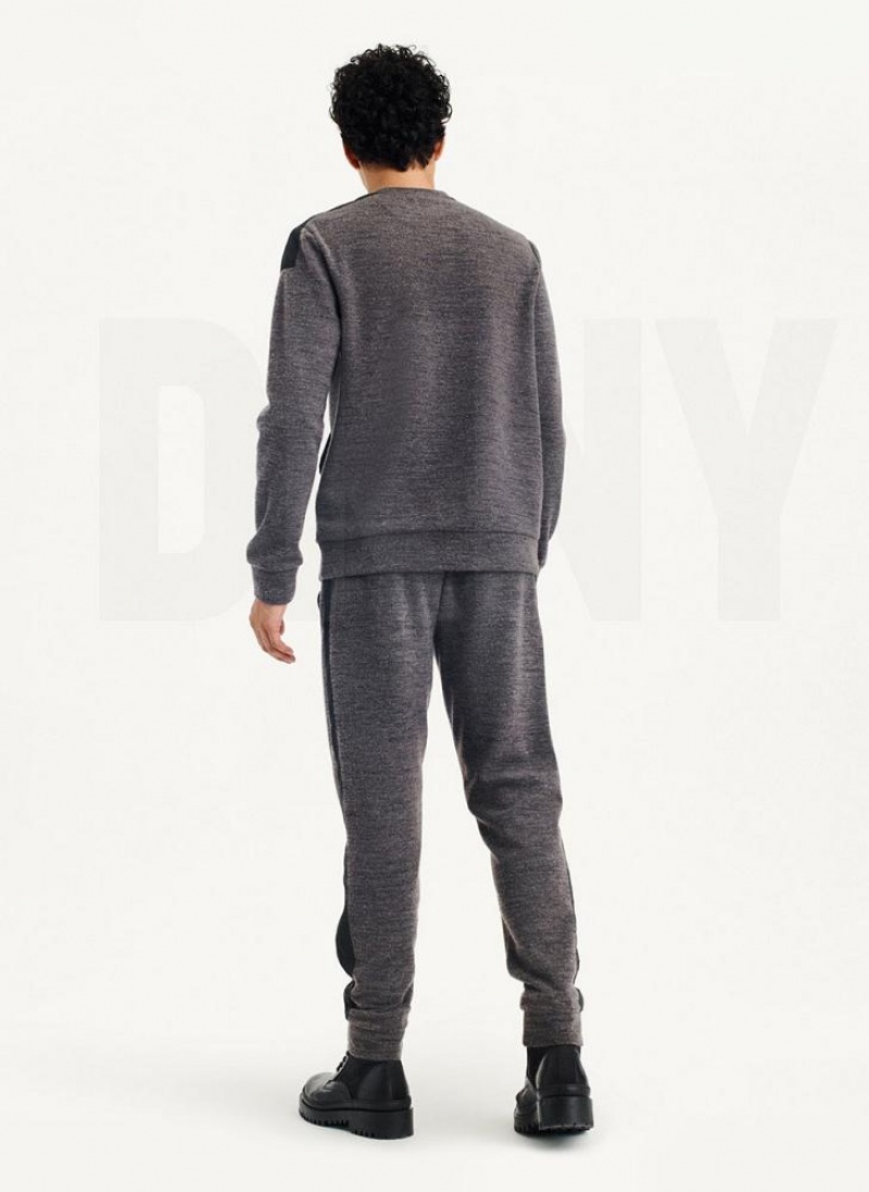 Dark Grey Men's DKNY Lounge Pants | Australia-D0578
