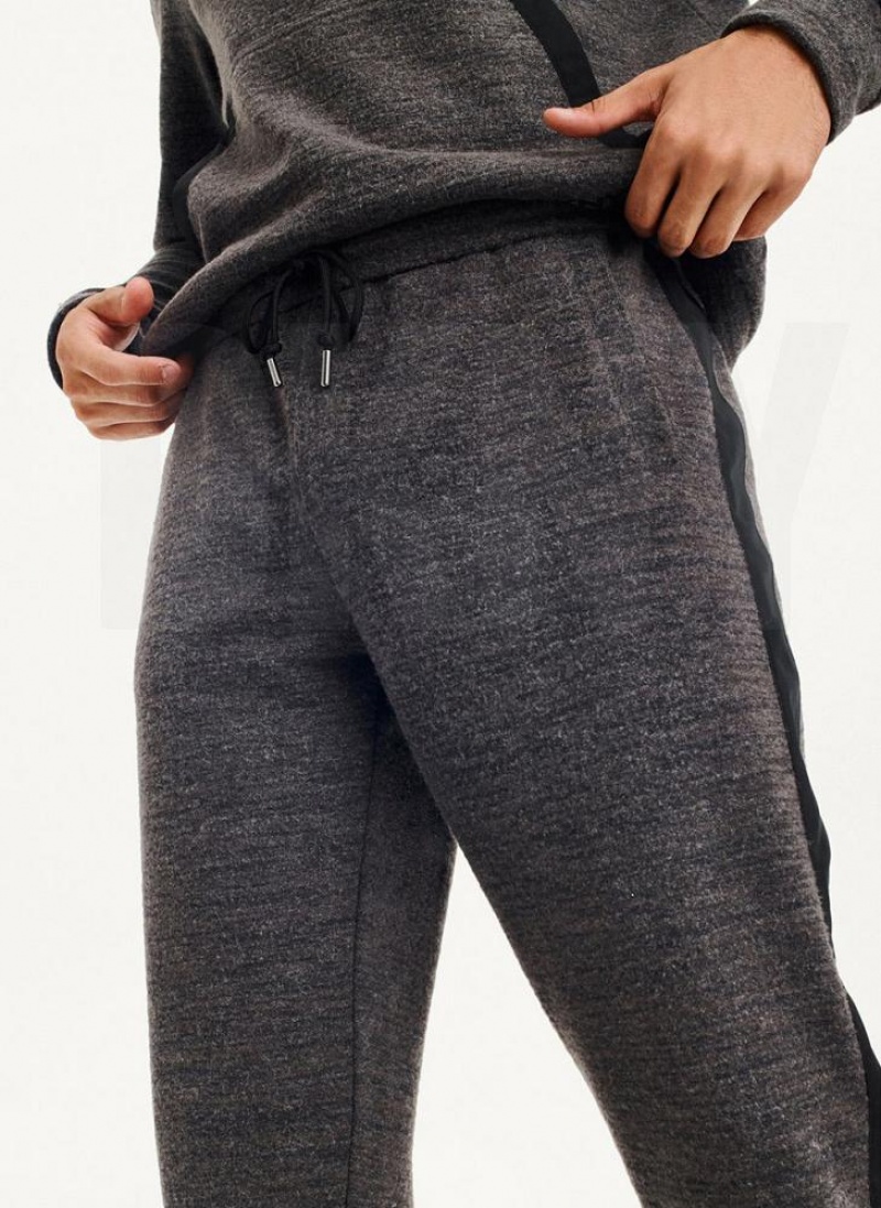 Dark Grey Men's DKNY Lounge Pants | Australia-D0578