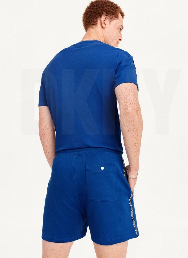 Deep Blue Men's DKNY Tenniss Shorts | Australia-D0566
