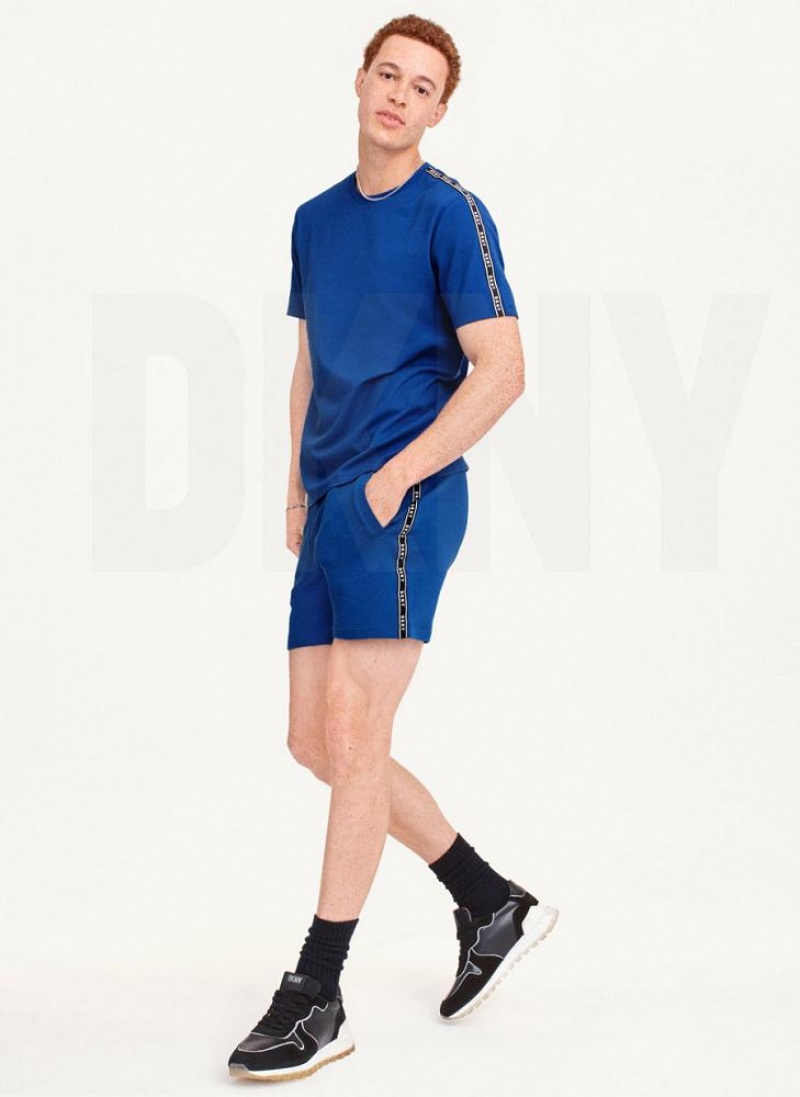 Deep Blue Men's DKNY Tenniss Shorts | Australia-D0566