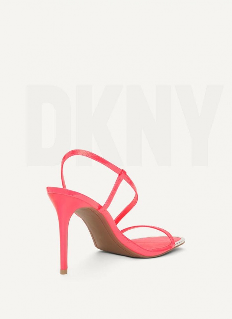 Fuchsia Women's DKNY Danielle Strappy Sandals | Australia-D1868