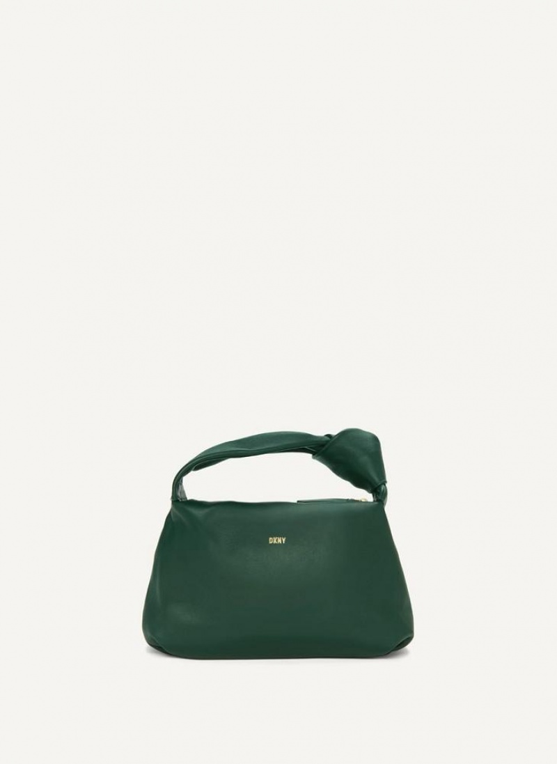 Green Women's DKNY Mini Modernist Knot Tote Bags | Australia-D1911