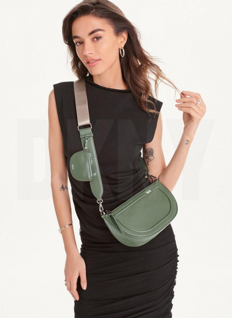 Green Women's DKNY Orion Crossbody Bags | Australia-D1467