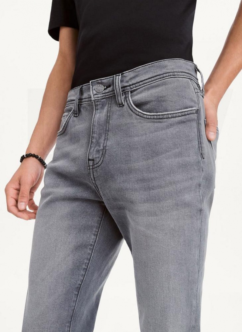 Grey Men's DKNY Skinny Grey Wash Jeans | Australia-D1406