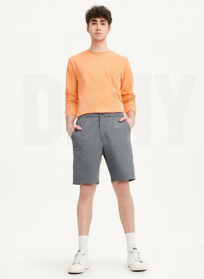 Grey Men's DKNY Sport Shorts | Australia-D0411