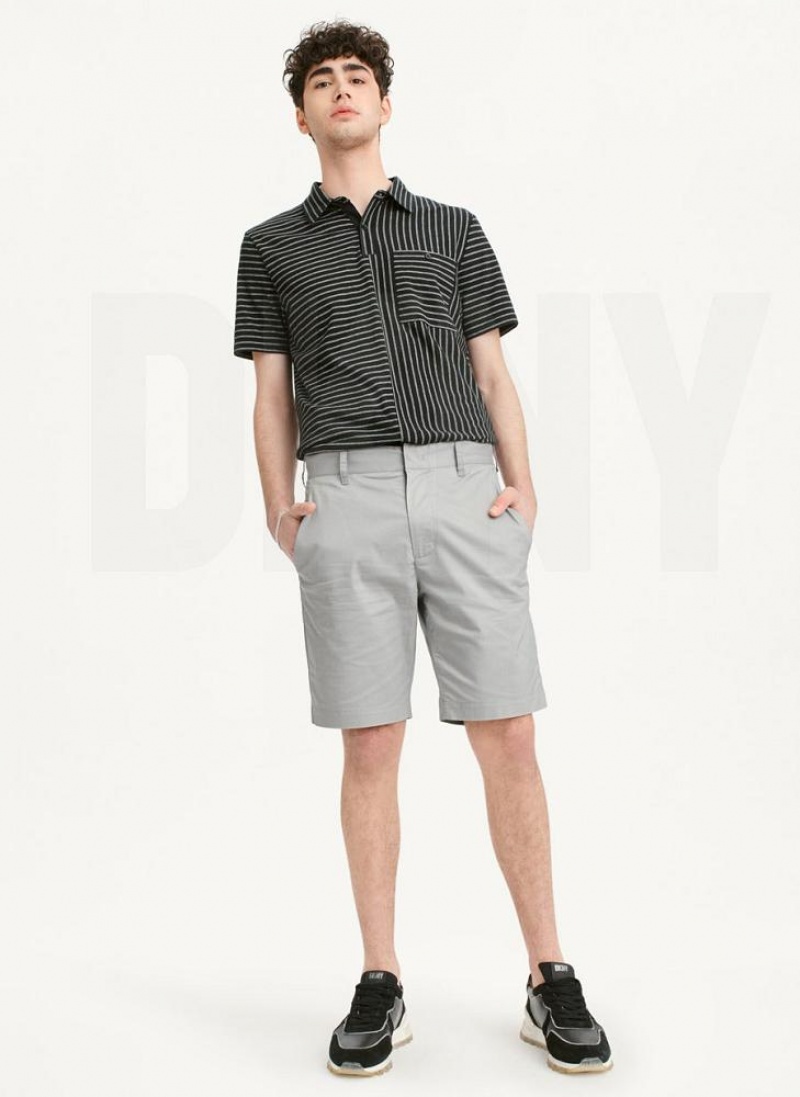 Grey Men's DKNY Tech Shorts | Australia-D0718