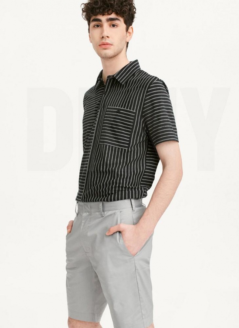 Grey Men's DKNY Tech Shorts | Australia-D0718