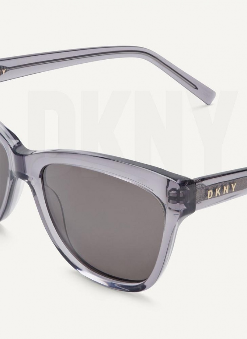 Grey Women's DKNY City Native Cat Eye Sunglasses | Australia-D1416