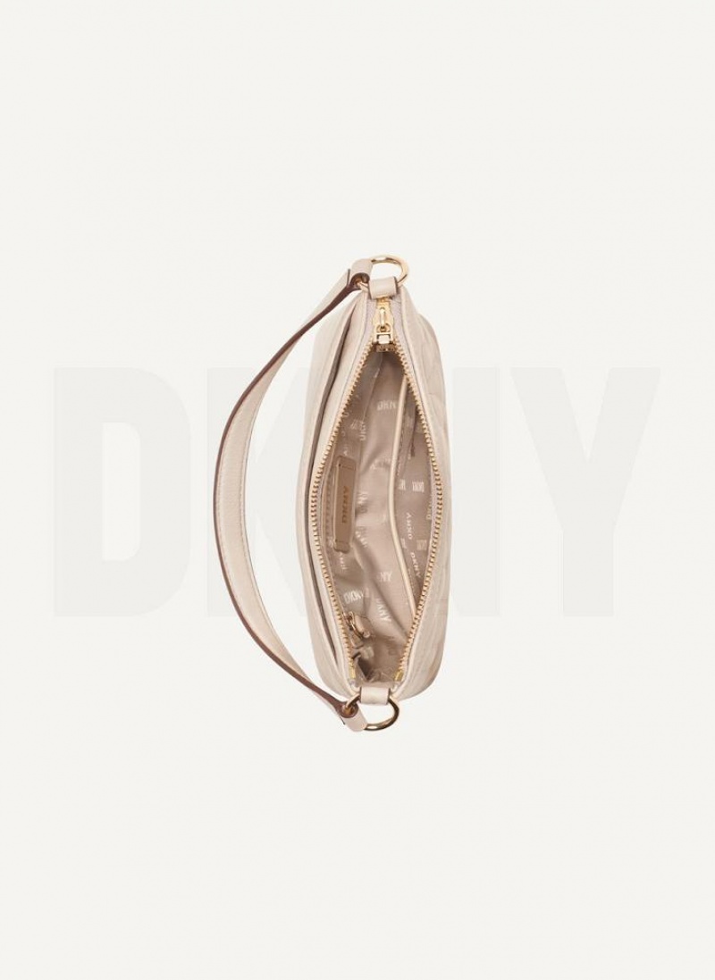 Grey Women's DKNY Elsa Demi Crossbody Bags | Australia-D0632