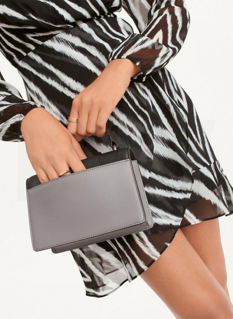 Grey Women's DKNY Millie Crossbody Bags | Australia-D1795