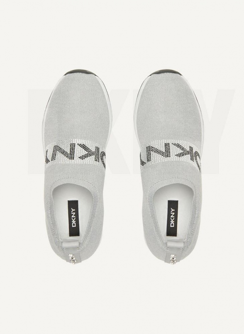 Grey Women's DKNY Parks Rhinestone Wedges | Australia-D1329
