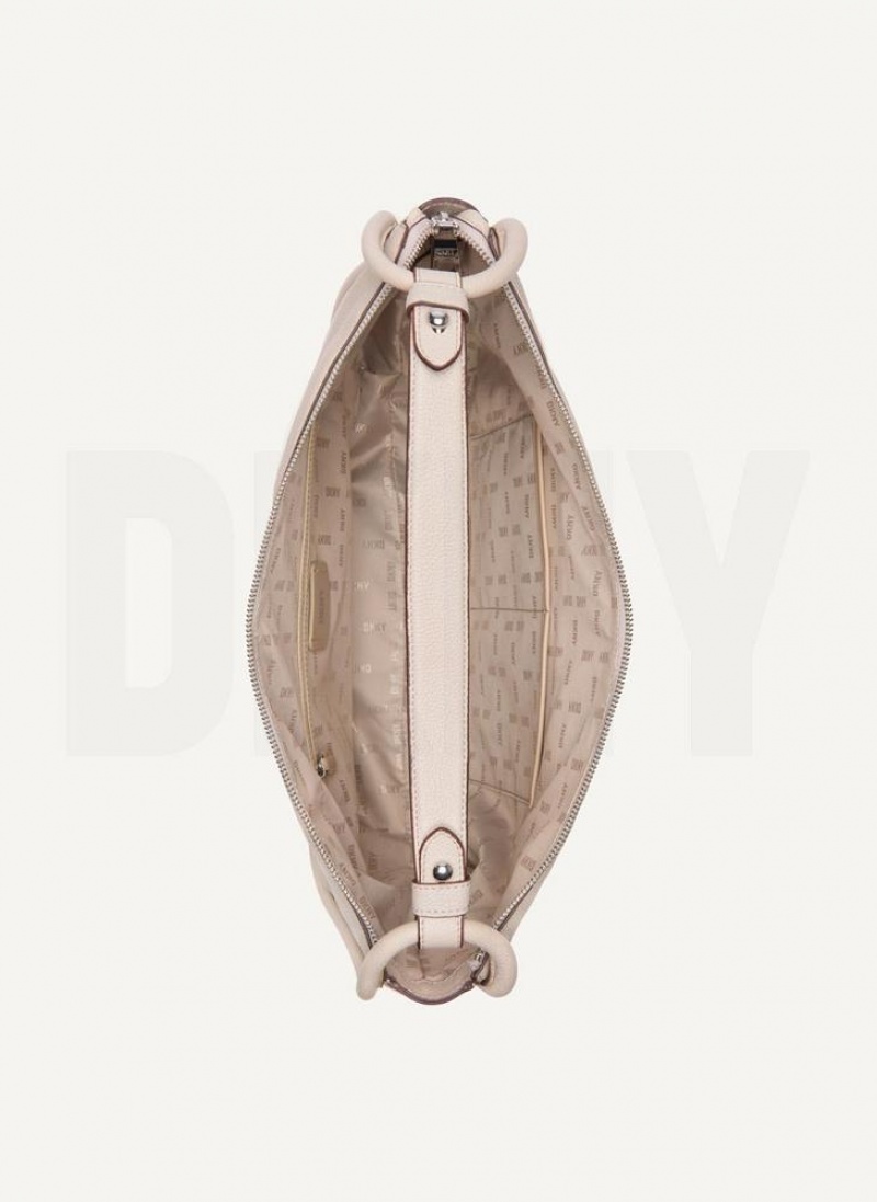 Grey Women's DKNY Phoebe Hobo Tote Bags | Australia-D0920