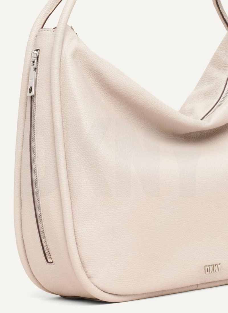 Grey Women's DKNY Phoebe Hobo Tote Bags | Australia-D0920