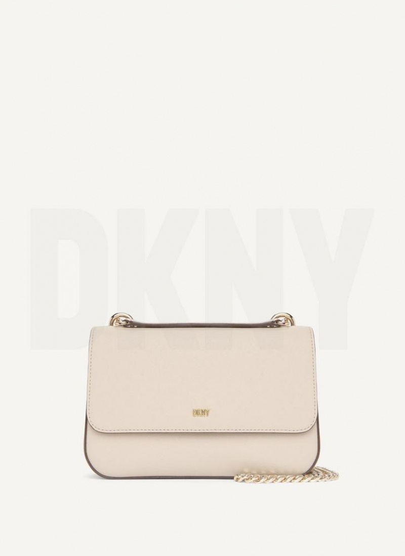 Grey Women\'s DKNY Sina Flap Shoulder Bags | Australia-D0344