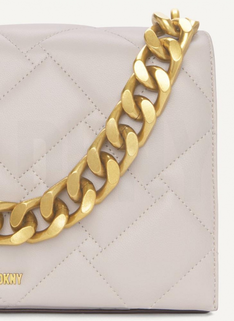 Grey Women's DKNY Willow Chain Crossbody Bags | Australia-D1711