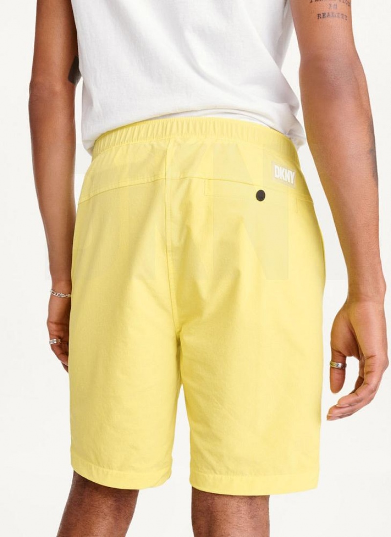 Lemon Men's DKNY Nylon Shorts | Australia-D1796