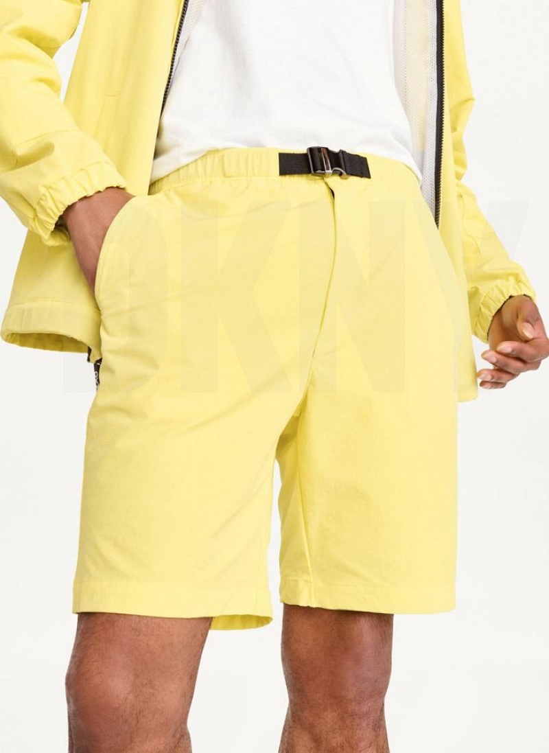 Lemon Men\'s DKNY Nylon Shorts | Australia-D1796