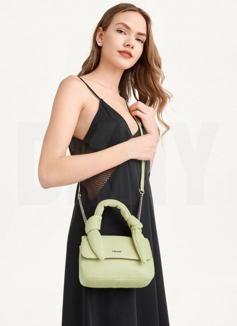 Light Green Women\'s DKNY Sophie Crossbody Bags | Australia-D0902