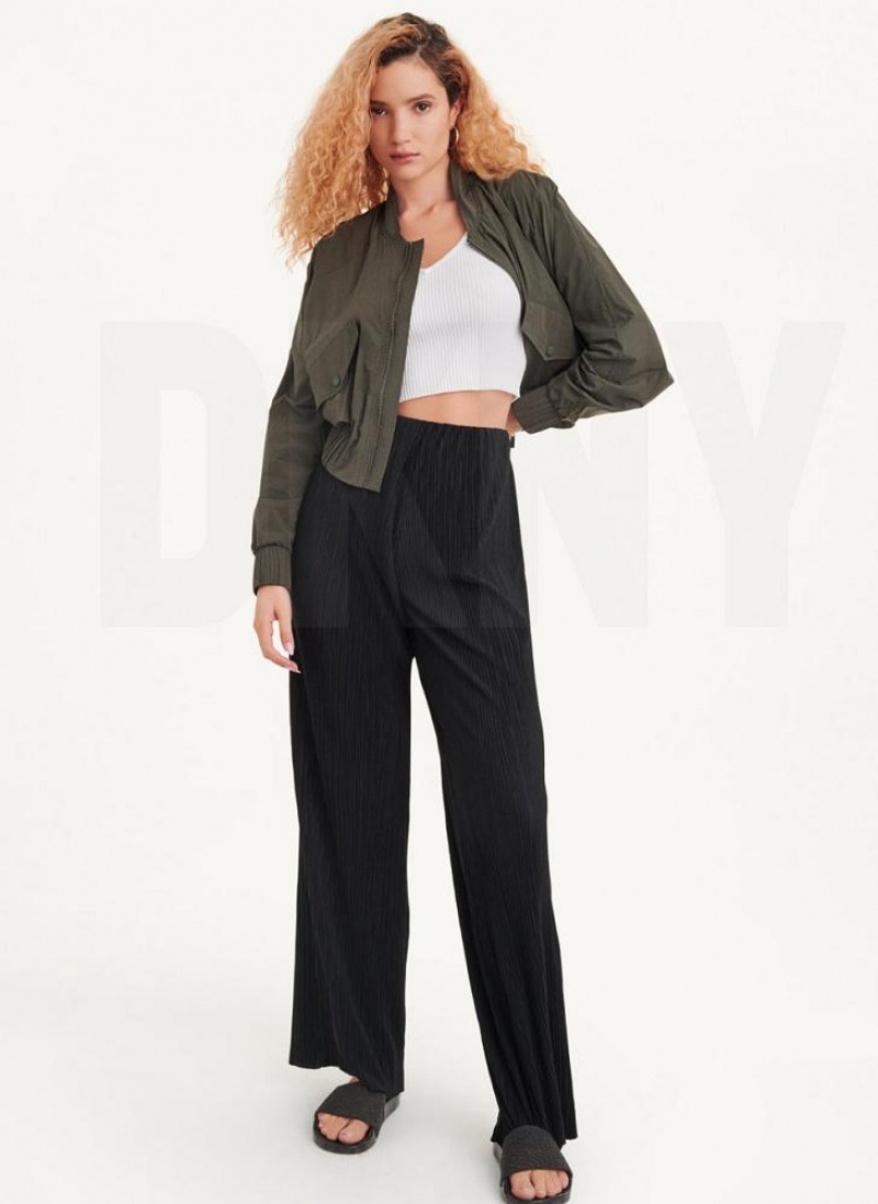 Olive Women's DKNY Bomber Jacket Jumpsuits | Australia-D1066