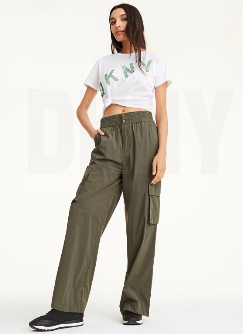Olive Women's DKNY Cargo Trouser Jumpsuits | Australia-D0951