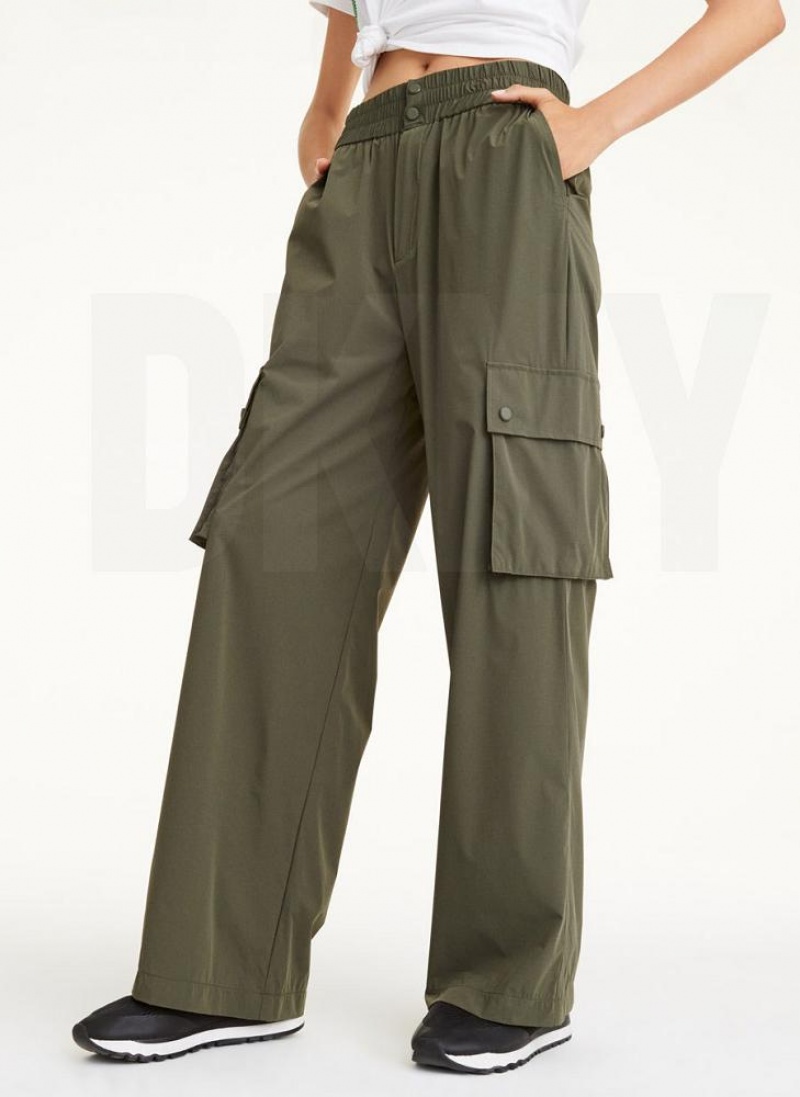 Olive Women\'s DKNY Cargo Trouser Jumpsuits | Australia-D0951