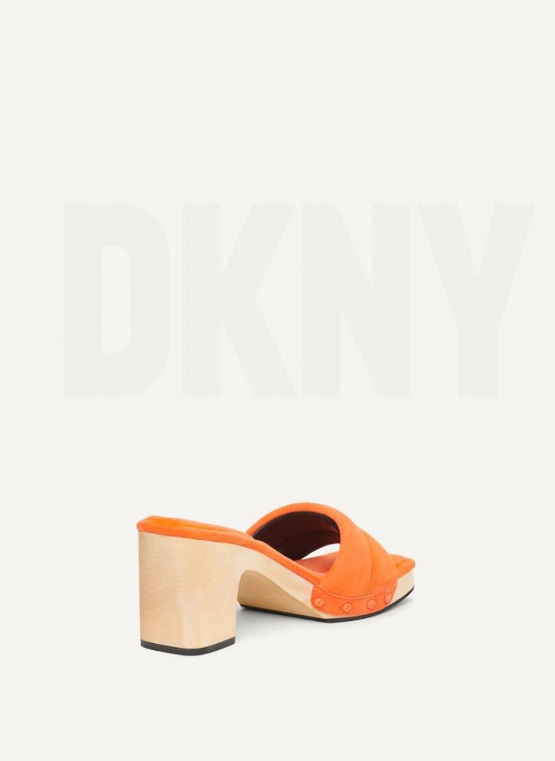 Orange Women's DKNY Kaia Heels | Australia-D0641