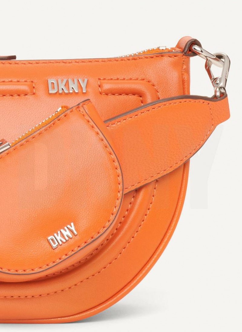 Orange Women's DKNY Orion Crossbody Bags | Australia-D0705
