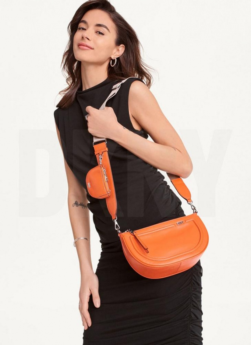 Orange Women's DKNY Orion Crossbody Bags | Australia-D0705