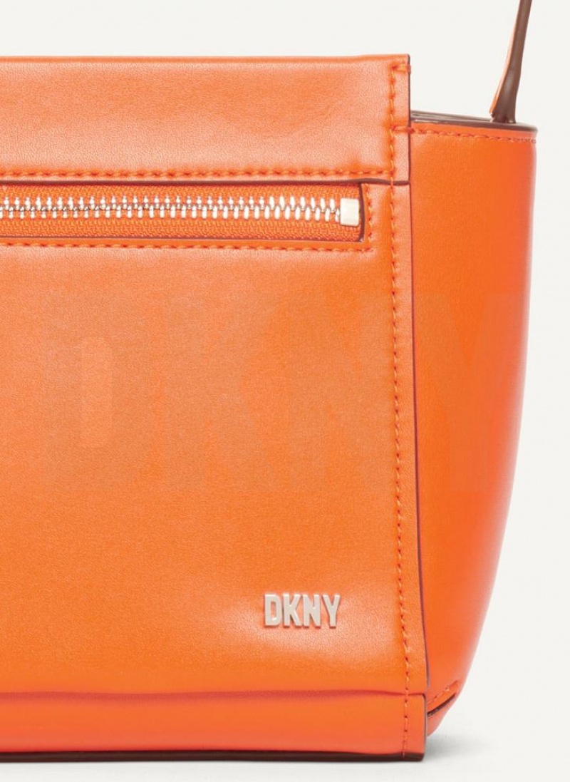 Orange Women's DKNY Pax Crossbody Bags | Australia-D0302