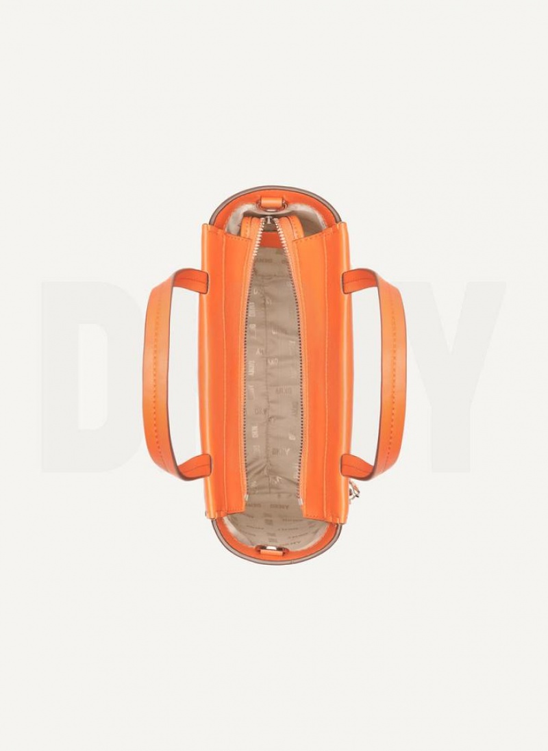 Orange Women's DKNY Pax North-South Tote Bags | Australia-D0179