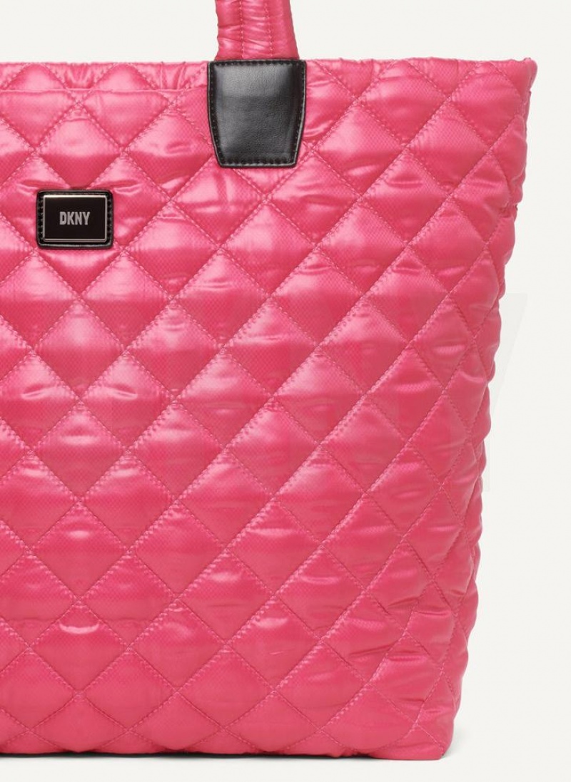 Pink Women's DKNY Maya Tote Bags | Australia-D1578