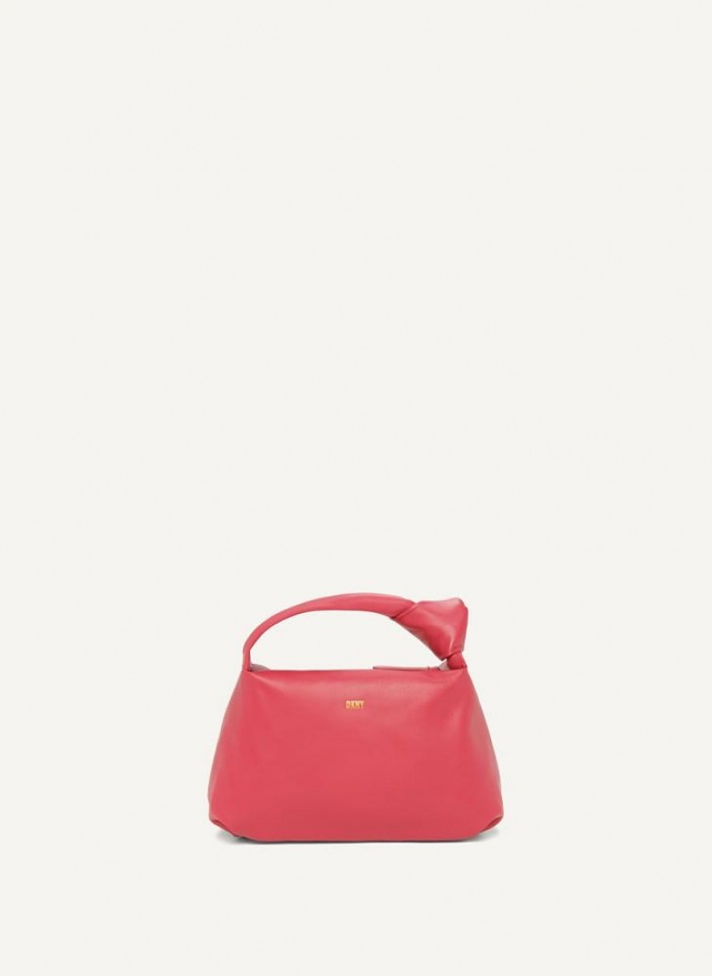 Pink Women's DKNY Mini Modernist Knot Tote Bags | Australia-D0500
