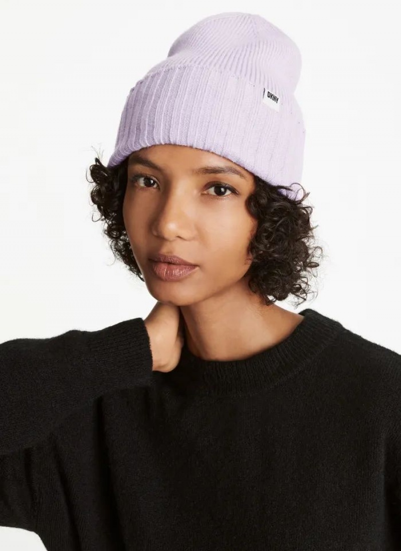 Pink Women\'s DKNY Mixed Gauges Hats | Australia-D1270