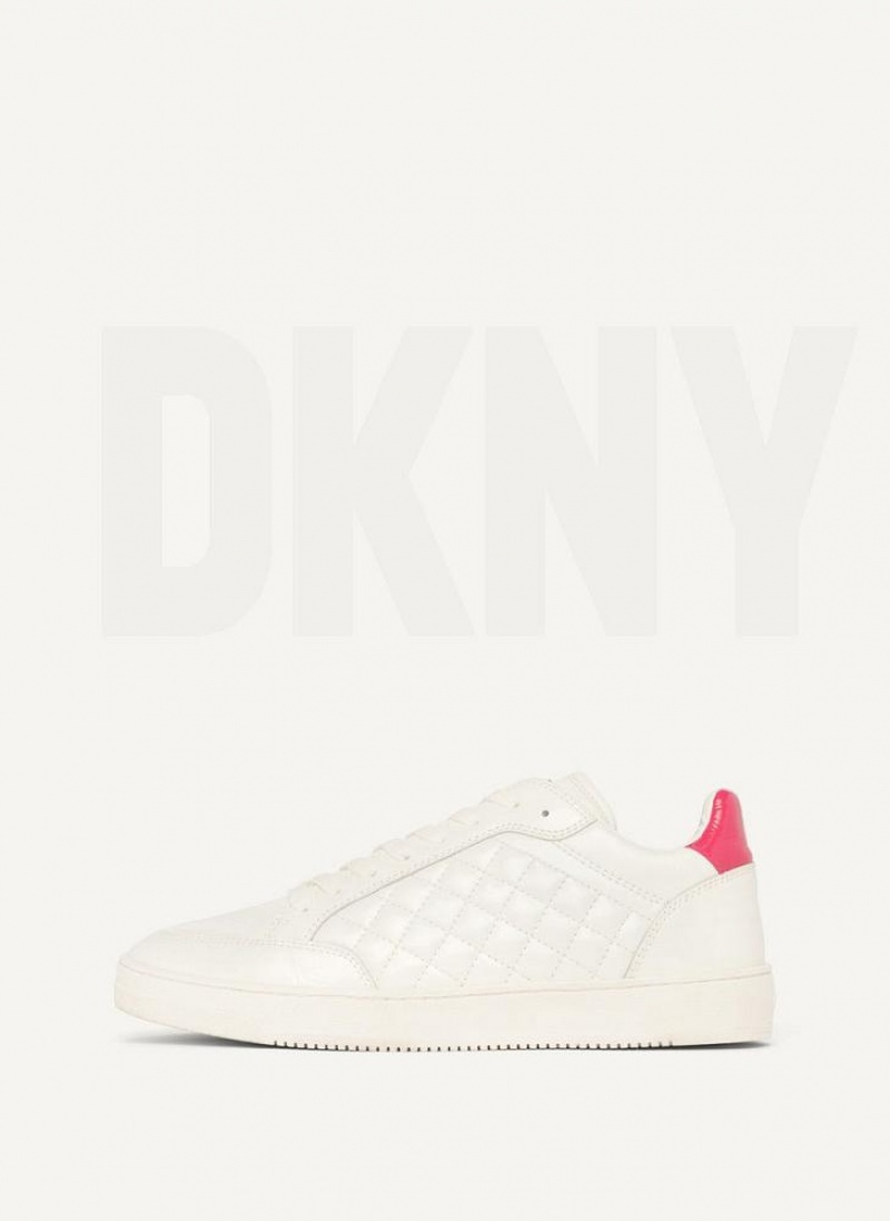 Pink Women\'s DKNY Oriel Sneakers | Australia-D1511