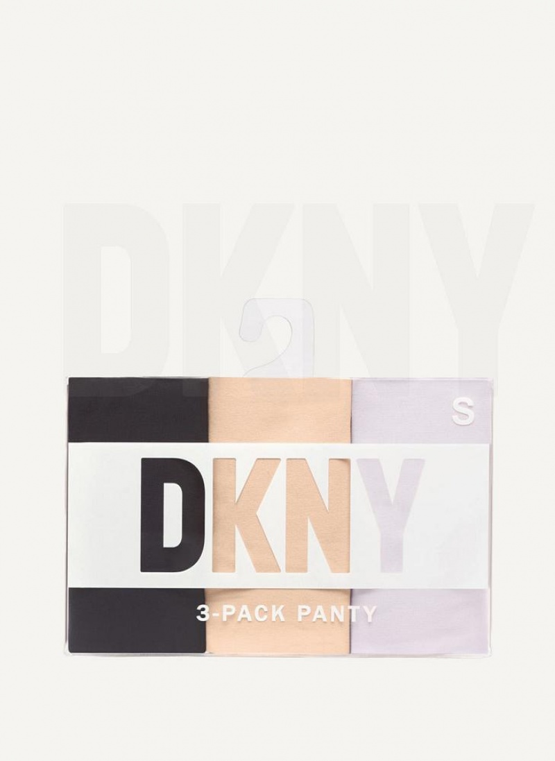 Purple Women's DKNY 3 Pack Hipster Panties | Australia-D1288